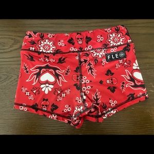 Fleo Doughnuts & Deadlifts bandana shorts